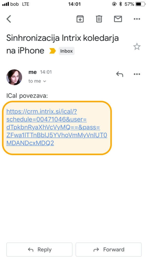 iCal-povezava