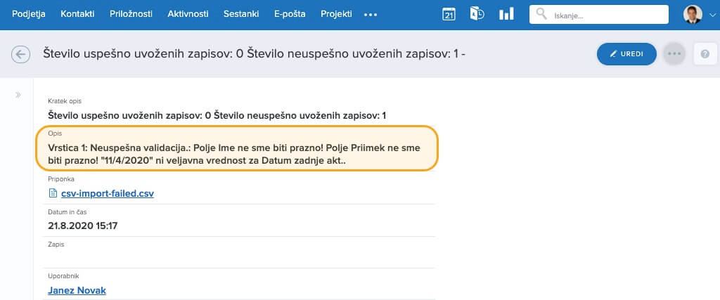Napaka-uvoz-zapis-datuma Napaka-uvoz-zapis-datuma