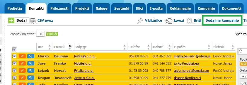 crm kontakti