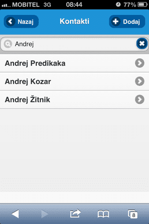 intrix crm aplikacija iskalnik