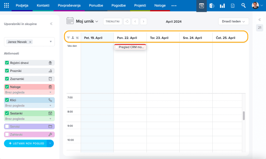 koledar-drseci-teden