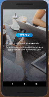 Intrix CRM - Android in prepoznava klicateljev