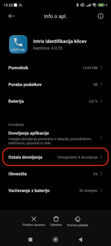 xiaomi-android-nastavitve