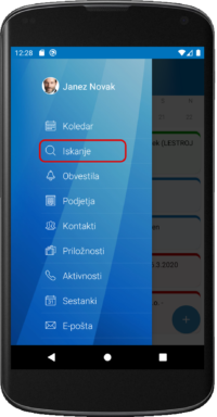 Andorid mobilna aplikacija Intrix
