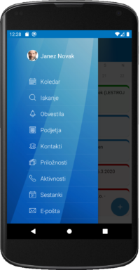 Android mobilna aplikacija Intrix