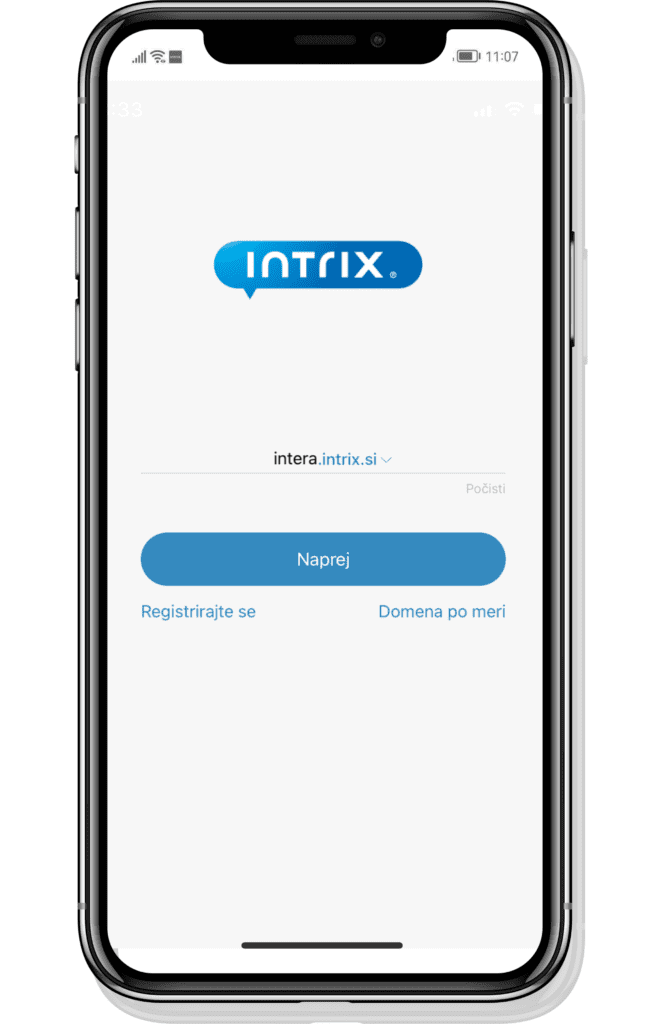 mobilna aplikacija intrix prijava navodila