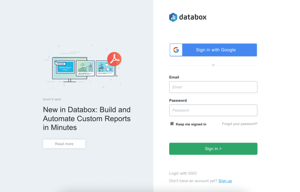 Sign-up-databox