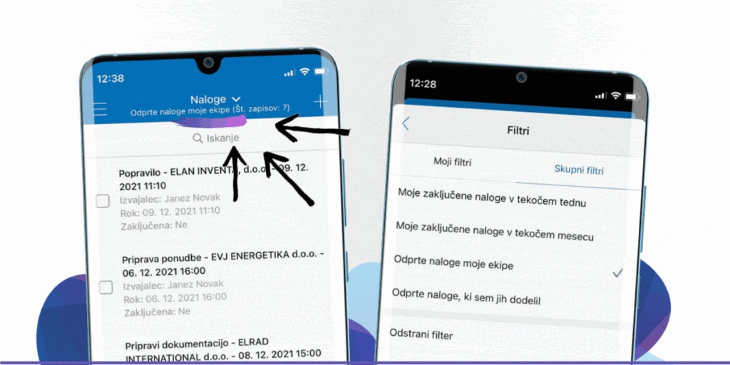 filtri intrix aplikacija