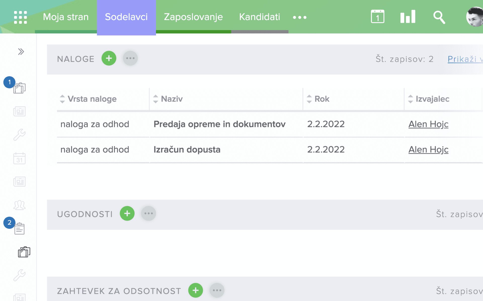 HRM izhodni postopek izhod iz podjetja hrm postopek