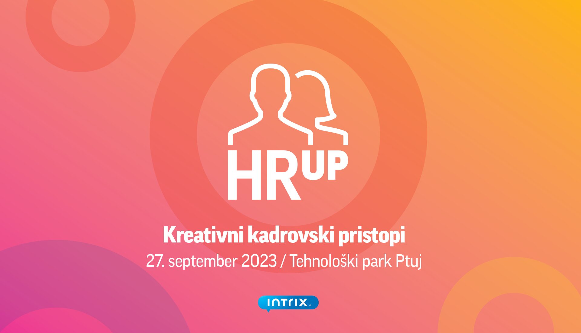 HRup - kreativni kadrovski pristopi Naslovna grafika za HRup dogodek