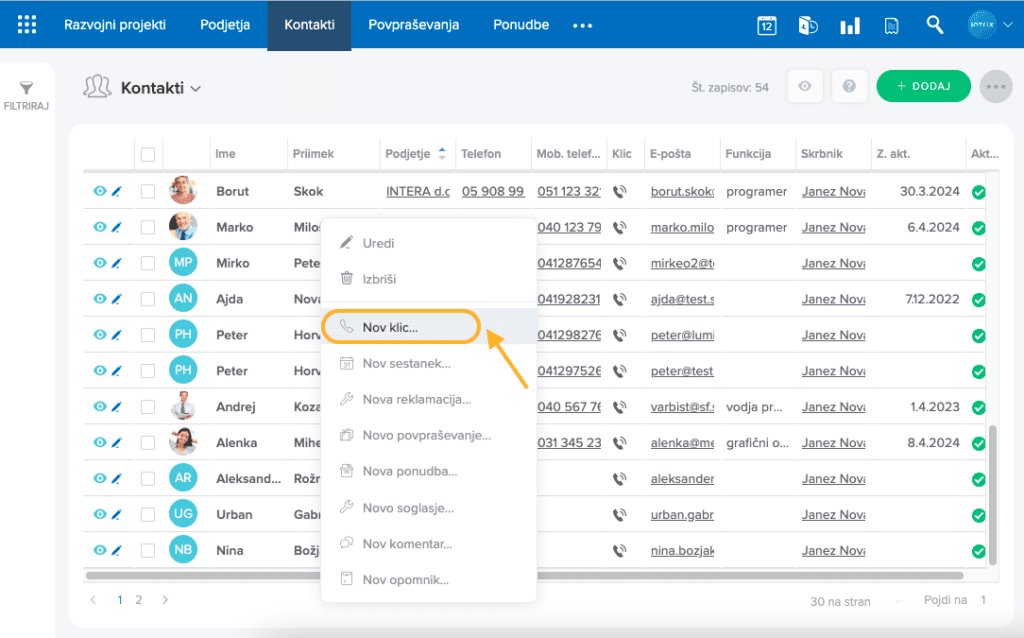 intrix-belezenje-klica