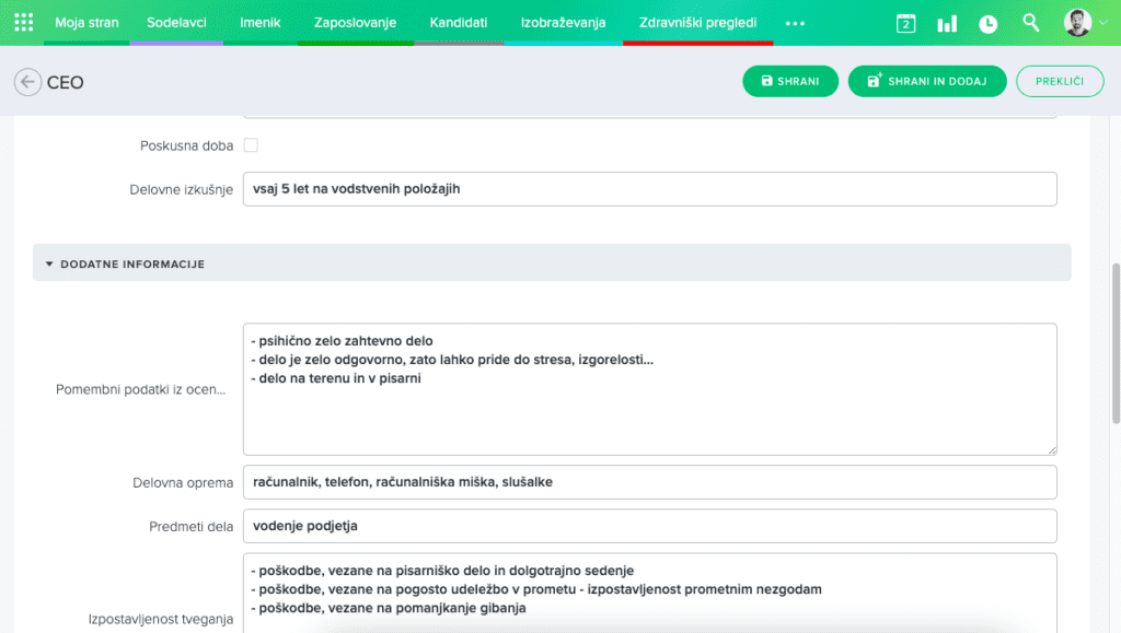 šifrant-delovno-mesto