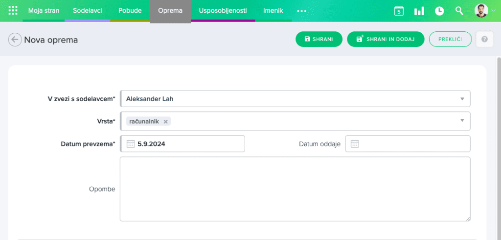 nova-oprema-sodelavec