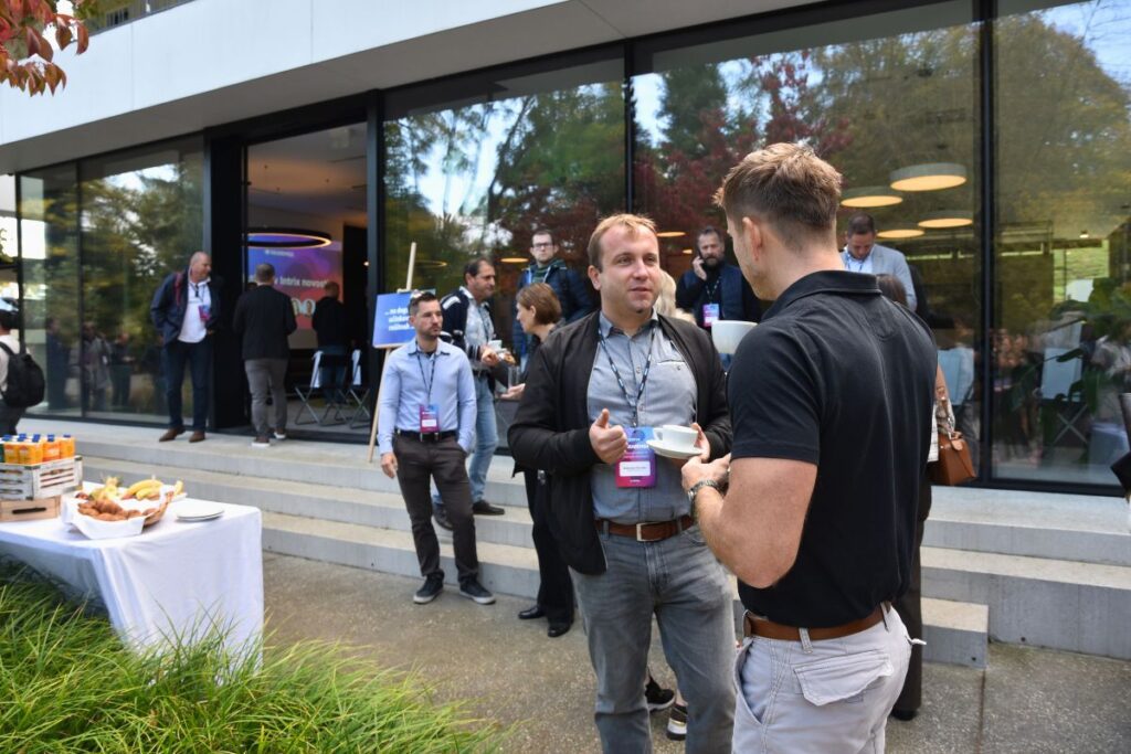 Mreženje na terasi Tehnološkega parka Ptuj