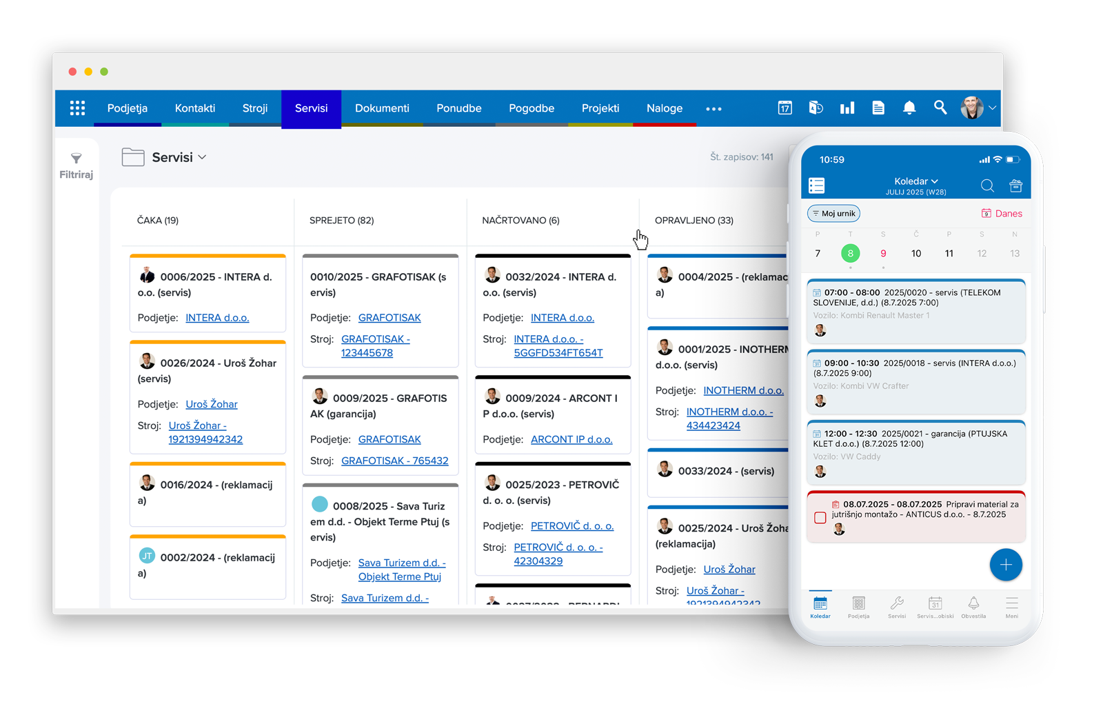 Intrix sistem za reklamacije montaze servise