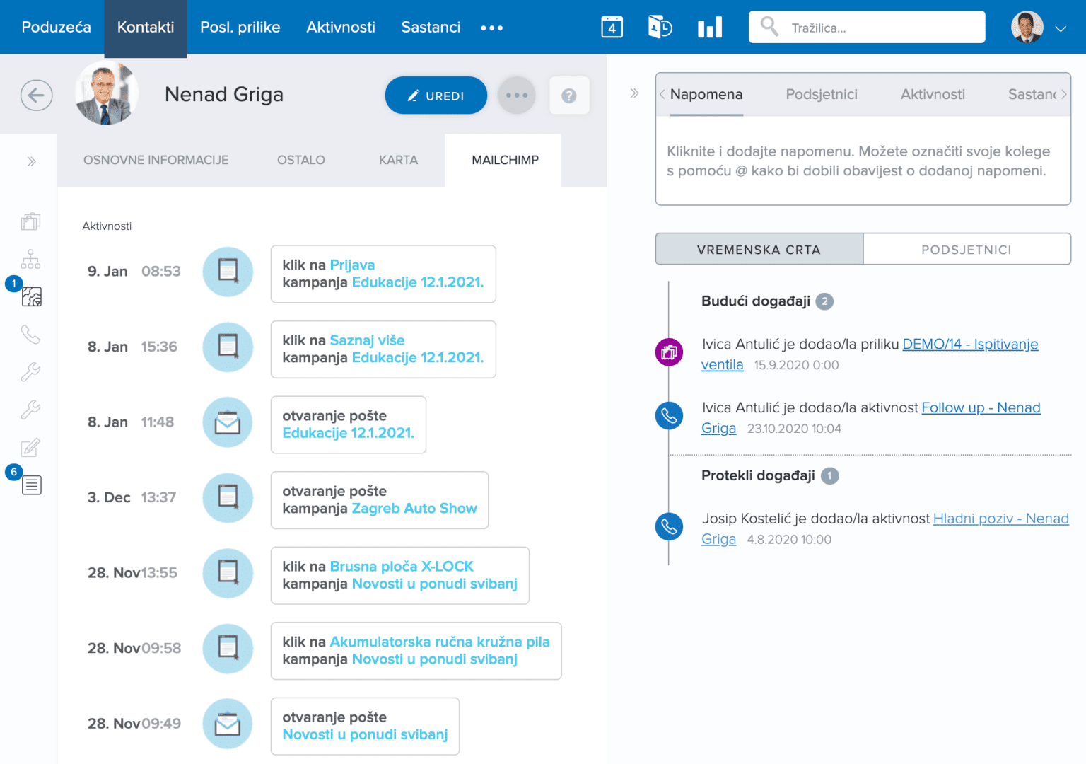 CRM sustav za prodaju i upravljanje projektima | INTRIX