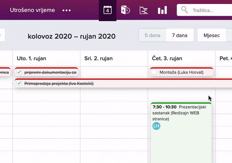 analiza utrošenog vremena project analiza utrošenog vremena project