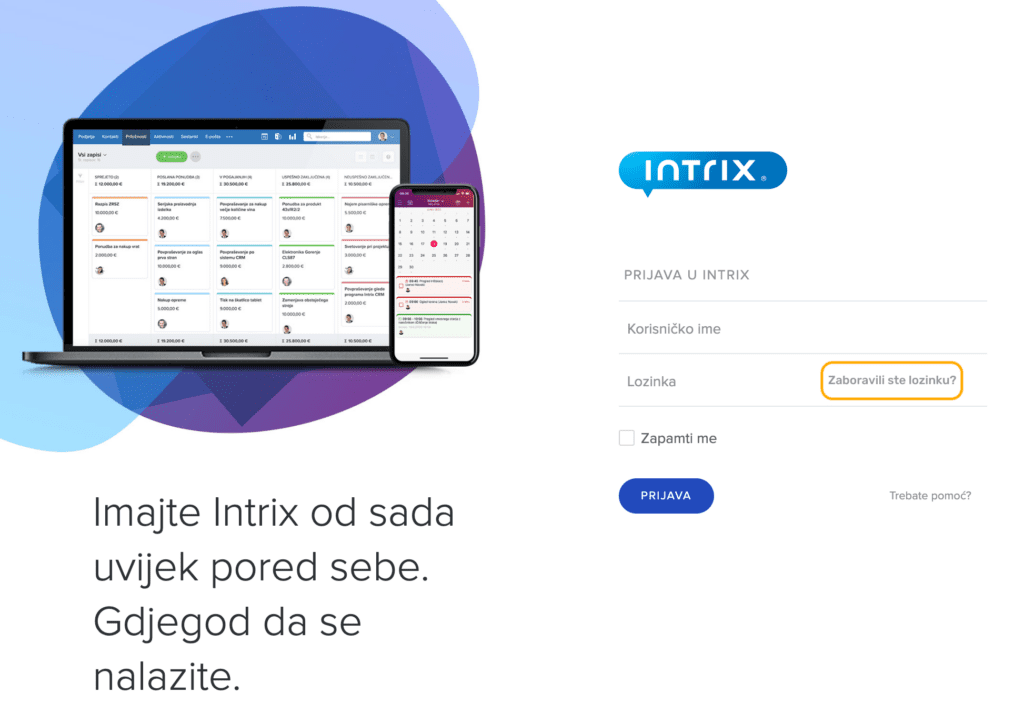 Zaboravili ste lozinku