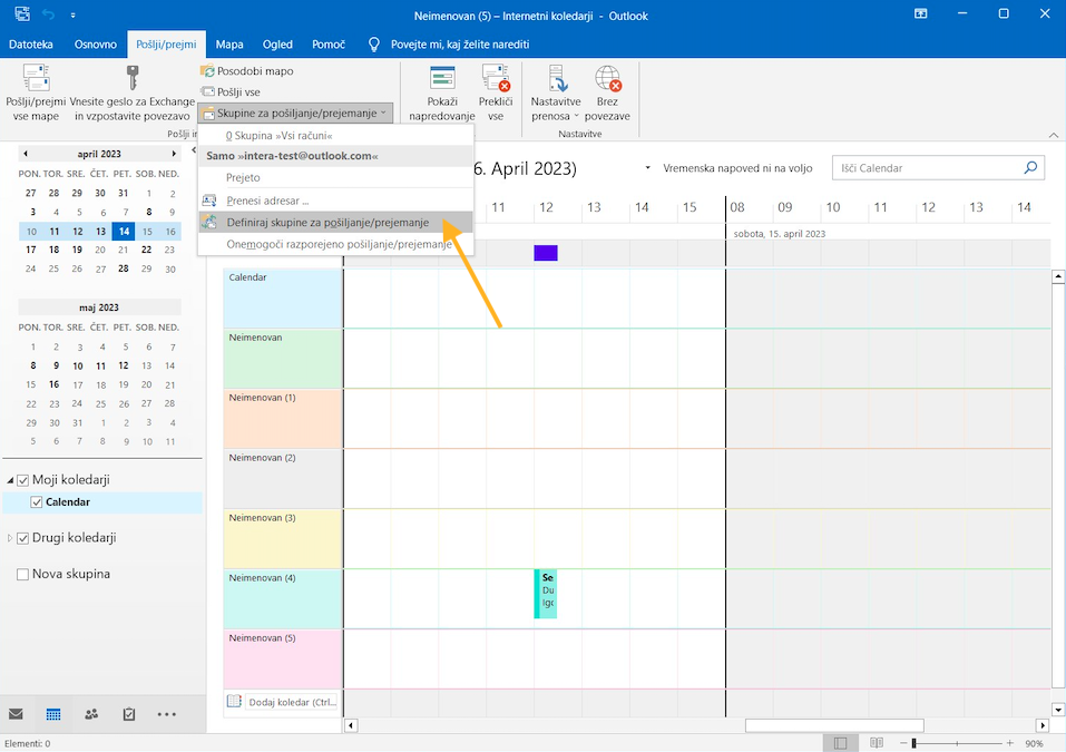 Skupine za Ical sinkronizaciju s Intrixom Skupine za Ical sinkronizaciju s Intrixom