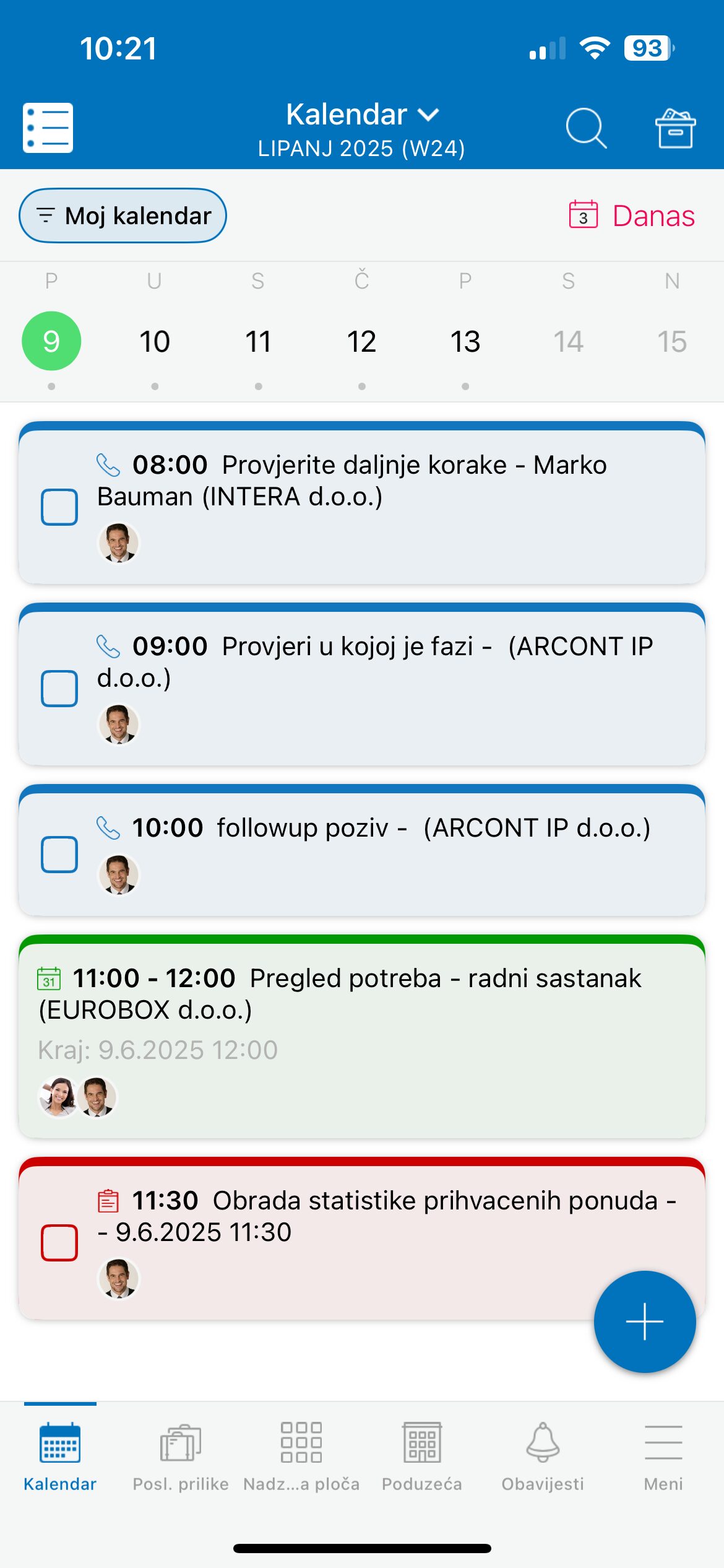 Intrix mobile kalendar Intrix mobile kalendar