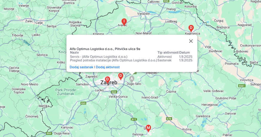 PLaniranje resursa na zemljovidu PLaniranje resursa na zemljovidu