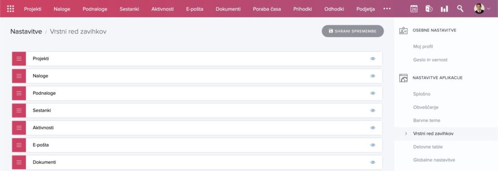 prilagoditev-zavihkov-v-intrixu-en reordering tabs in intrix